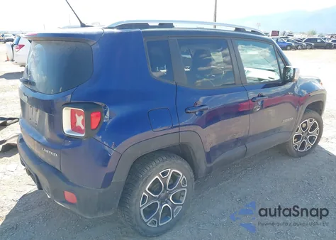 2017 Jeep Renegade Limited 4X4 from USA, damaged, VIN ZACCJBDB1HPE44480
